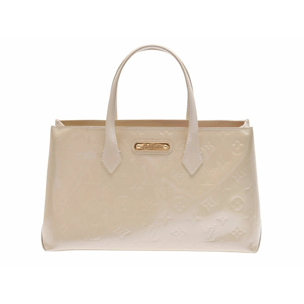 Louis Vuitton Vernis Wilshire Bron White Corail Bag